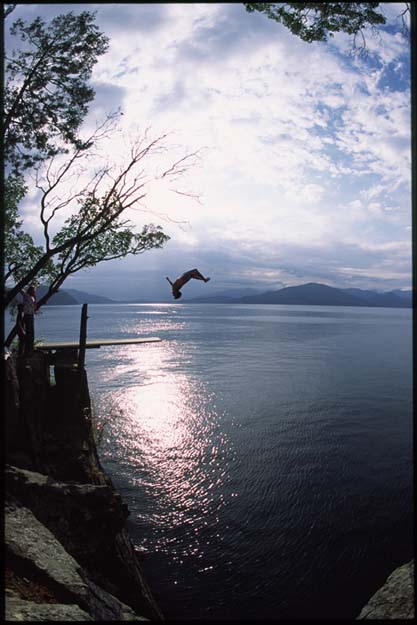 cliff-jumping